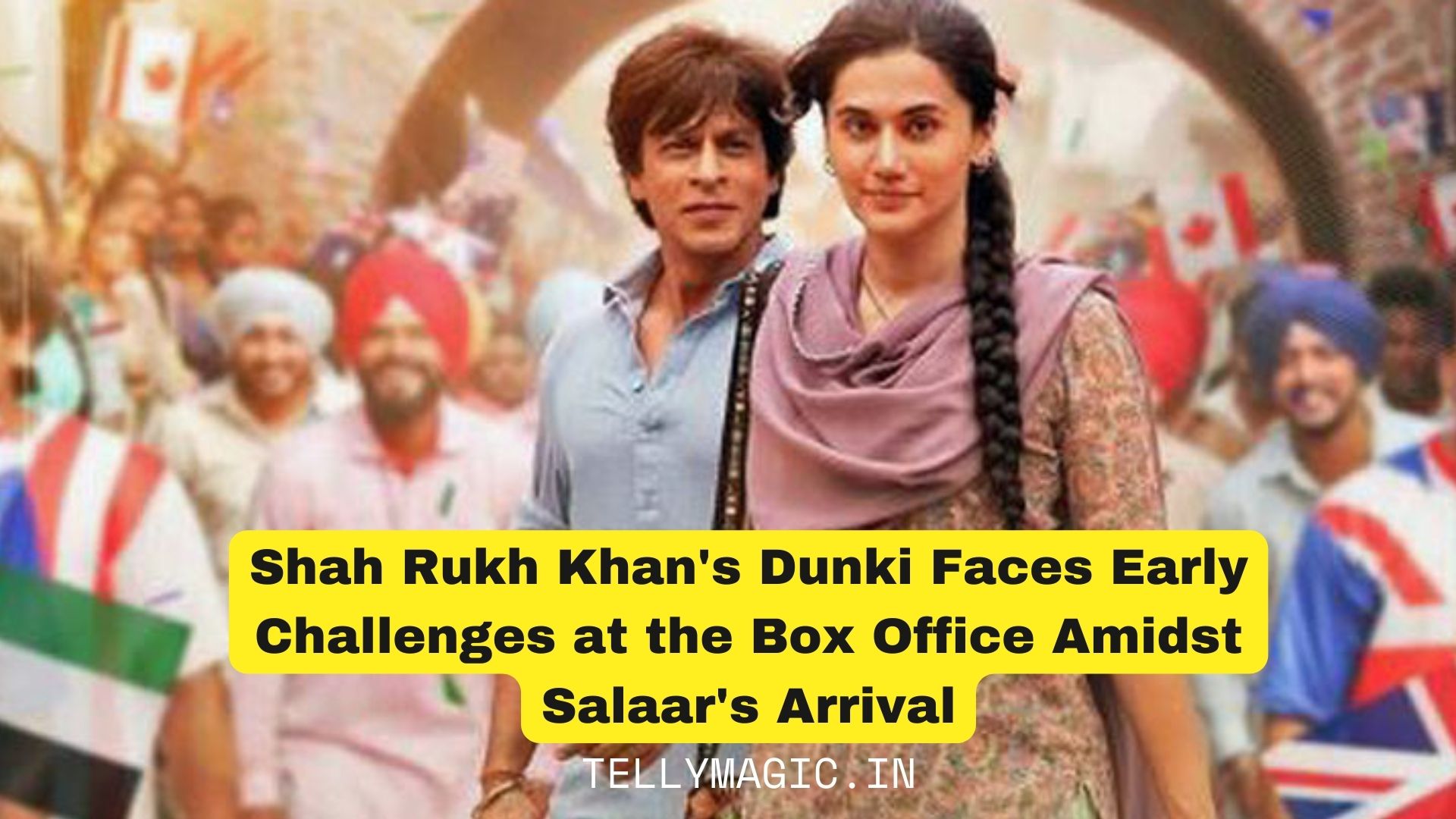 Shah Rukh Khan’s Dunki Faces Early Challenges at the Box Office Amidst Salaar’s Arrival