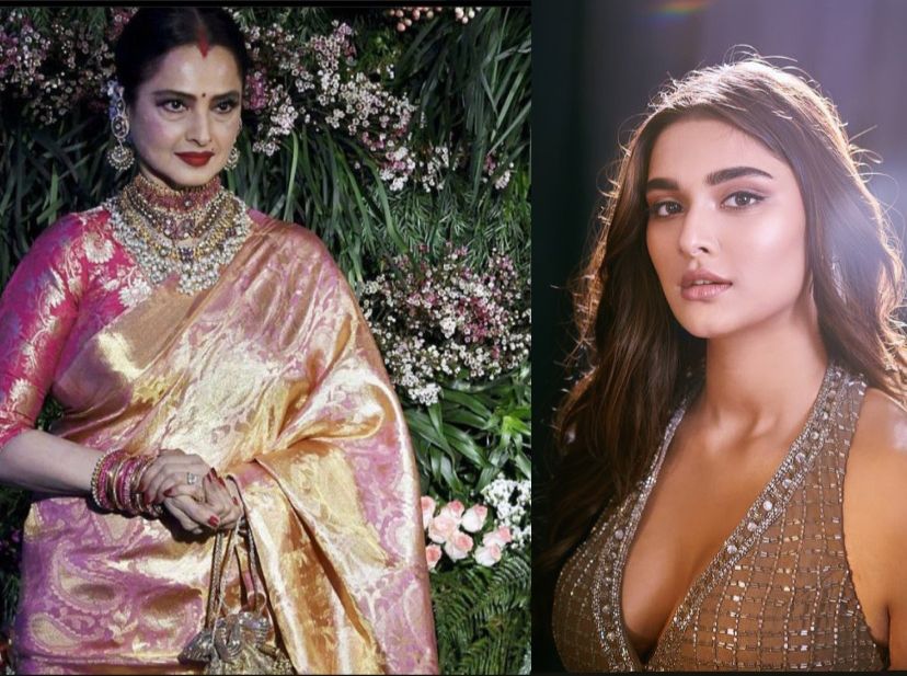 Saiee M Manjrekar' Tribute to Elegance: Channeling Rekha Ji Timeless Influence