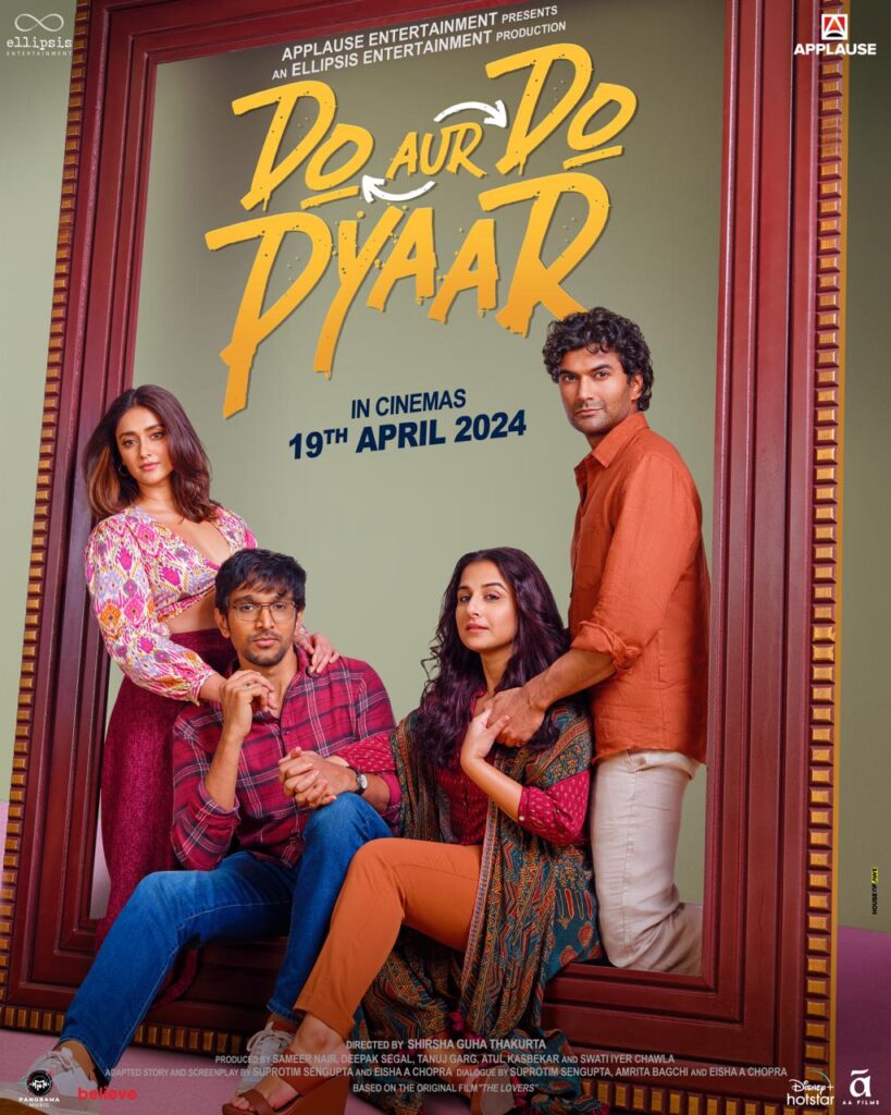 Embark on a Love Odyssey: Do Aur Do Pyaar' Unleashes Romance in Cinemas on April 19, 2024