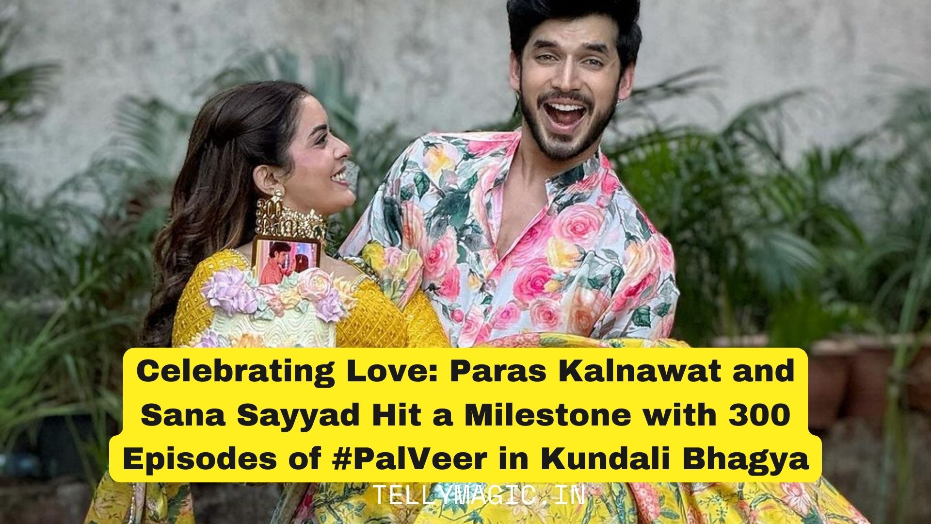 Celebrating Love: Paras Kalnawat and Sana Sayyad Hit a Milestone with 300 Episodes of #PalVeer in Kundali Bhagya
