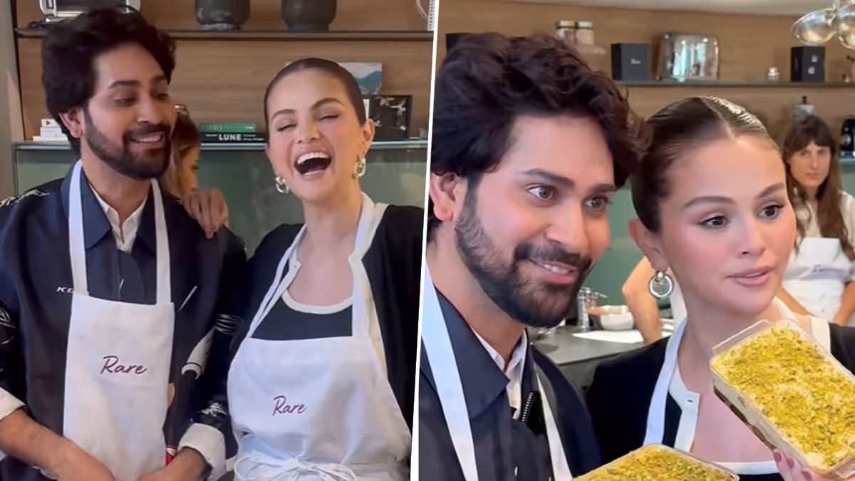 Ankush Bahuguna met Selena Gomez and baked a tiramisu